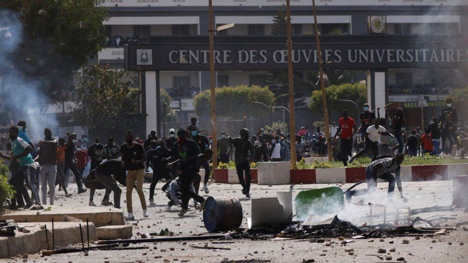 درگیری معترضان در سنگال با پلیس