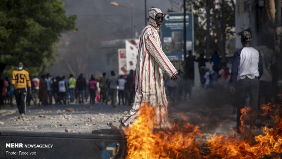 درگیری معترضان در سنگال با پلیس