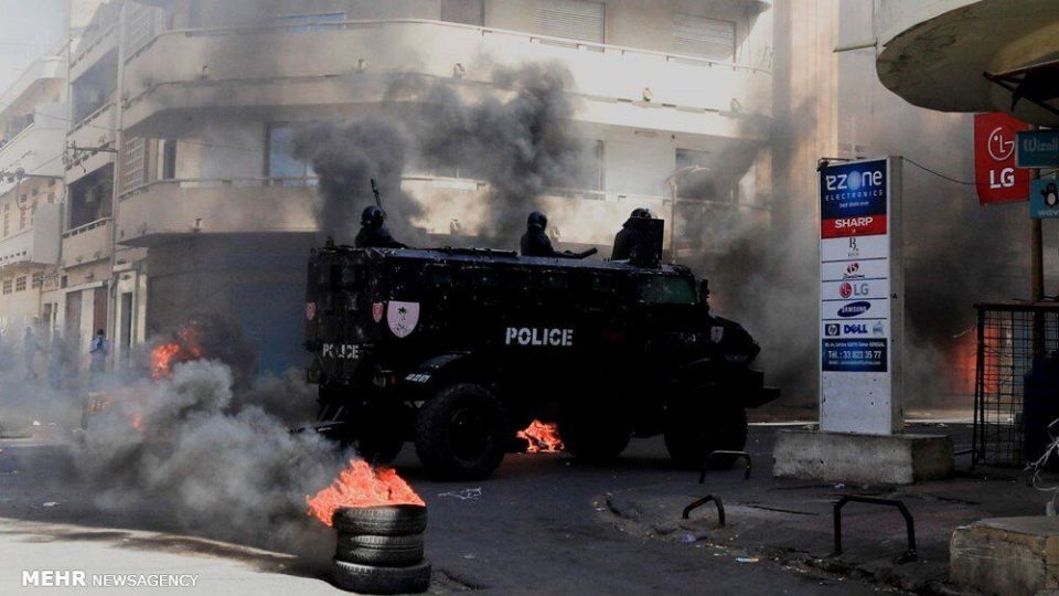 درگیری معترضان در سنگال با پلیس