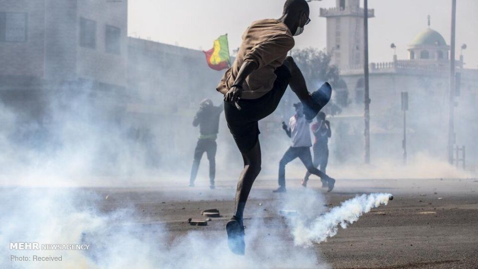 درگیری معترضان در سنگال با پلیس