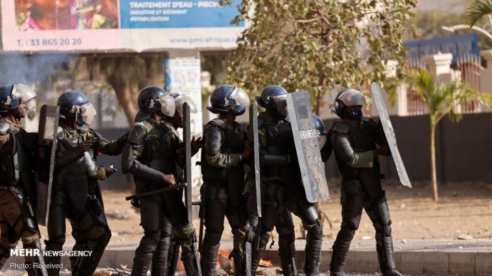 درگیری معترضان در سنگال با پلیس