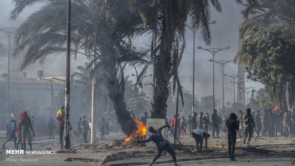 درگیری معترضان در سنگال با پلیس