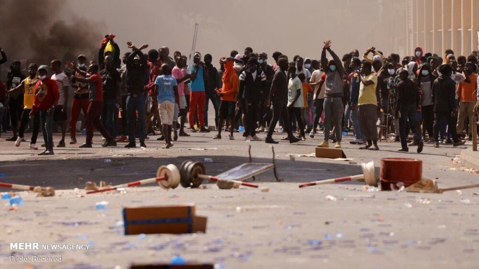 درگیری معترضان در سنگال با پلیس