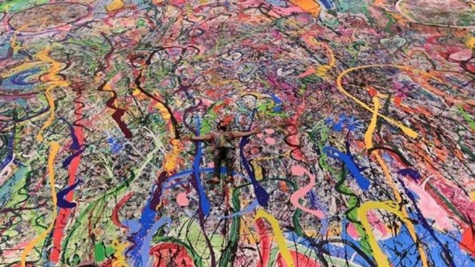 بزرگترین نقاشی جهان ۶۲ میلیون دلار فروش رفت/ خلق «سفر بشریت» توسط یک ایرانی