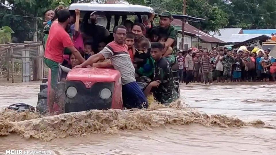 سیل مرگبار در اندونزی