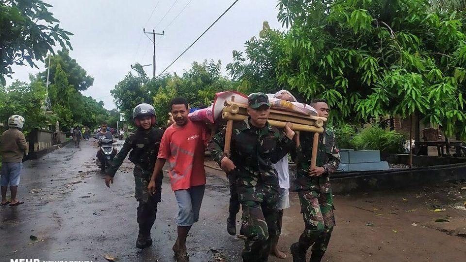 سیل مرگبار در اندونزی