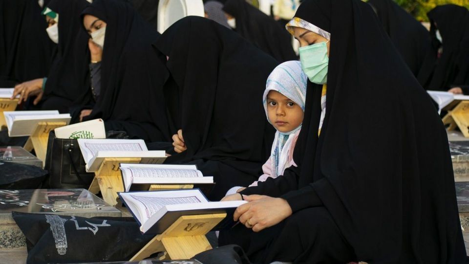 مراسم جزخوانی قرآن کریم درماه مبارک رمضان