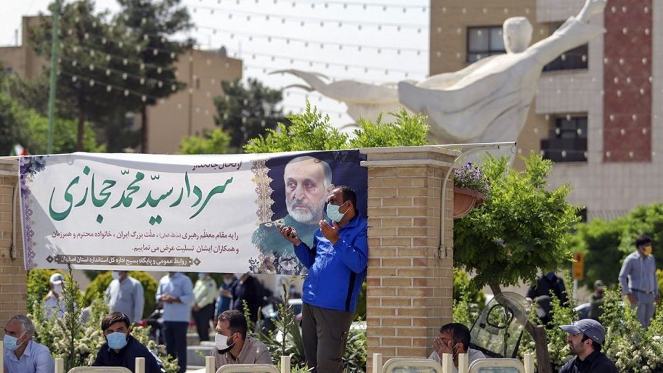 تشییع پیکر پاک شهید سردار حجازی - اصفهان