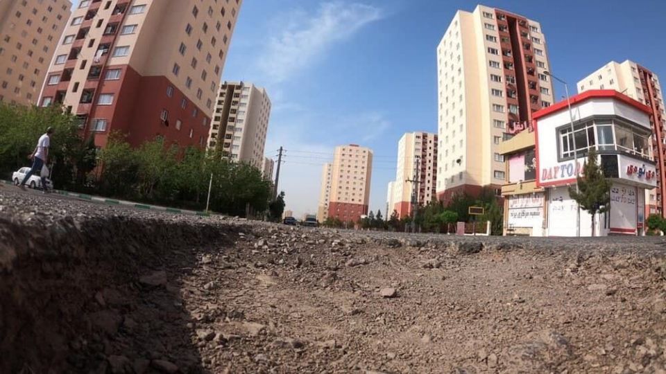 چاله های خطرناک خیابان های پرند