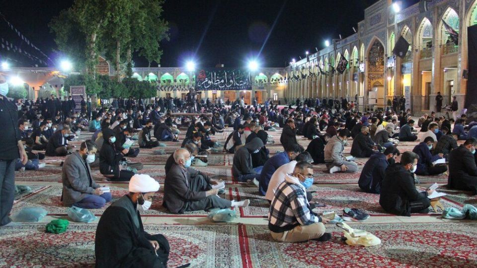 مراسم احیای شب های قدر در حرم شاهچراغ (ع)