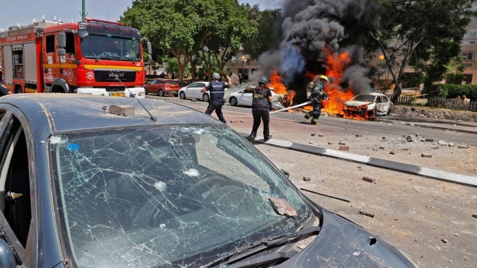 پاسخ موشکی غزه به جنایات صهیونیست‌ها