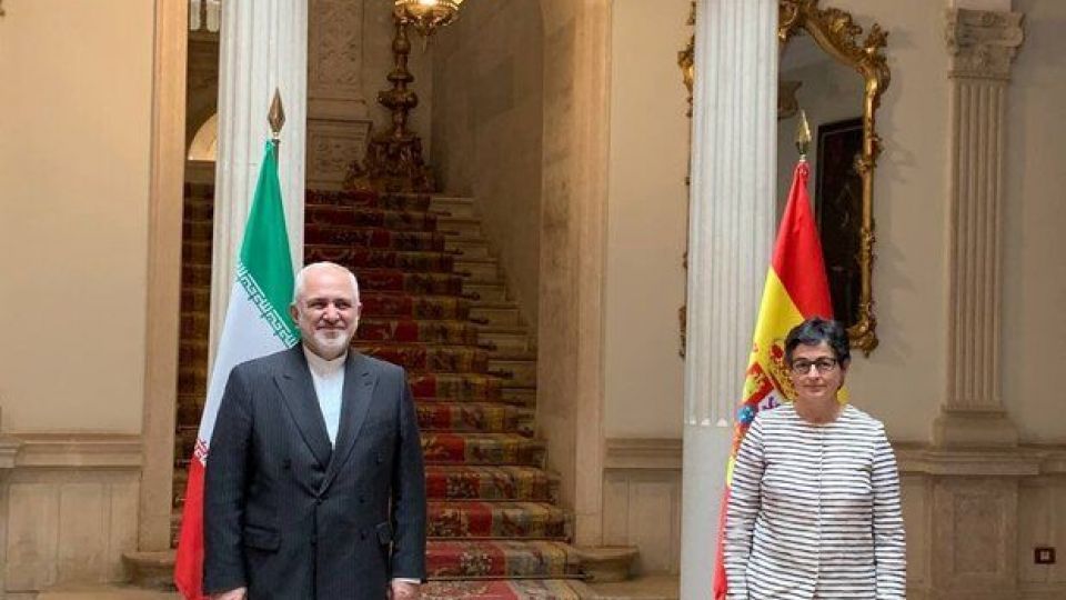 ظریف با وزیر امور خارجه اسپانیا دیدار کرد