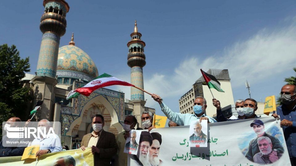 تجمع تهرانی‌ها در حمایت از مردم فلسطین