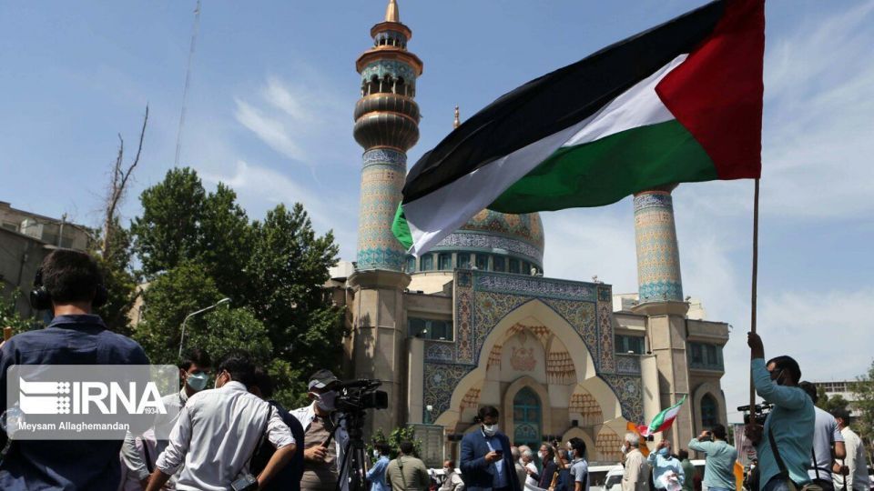 تجمع تهرانی‌ها در حمایت از مردم فلسطین