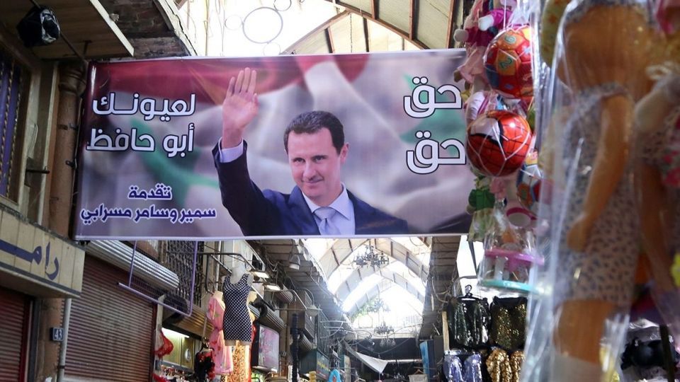 تبلیغات بشار اسد در انتخابات ریاست جمهوری سوریه