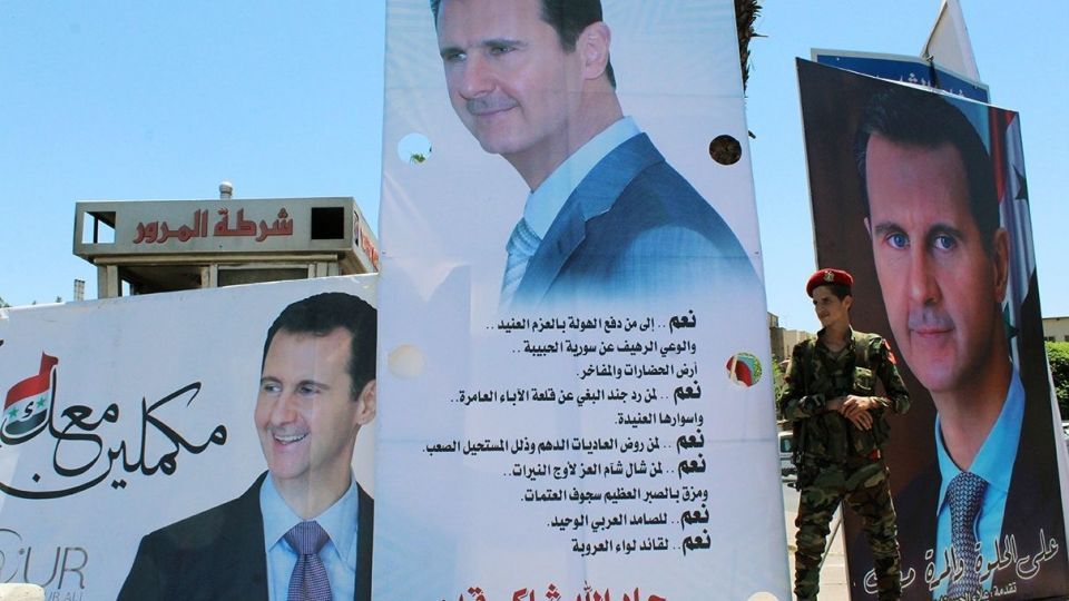 تبلیغات بشار اسد در انتخابات ریاست جمهوری سوریه