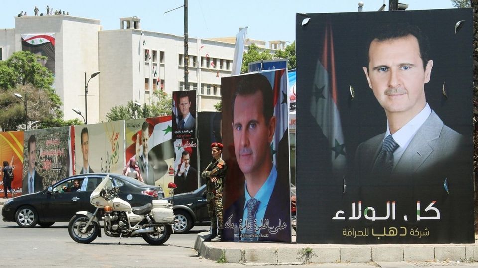 تبلیغات بشار اسد در انتخابات ریاست جمهوری سوریه