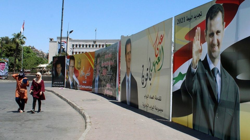 تبلیغات بشار اسد در انتخابات ریاست جمهوری سوریه