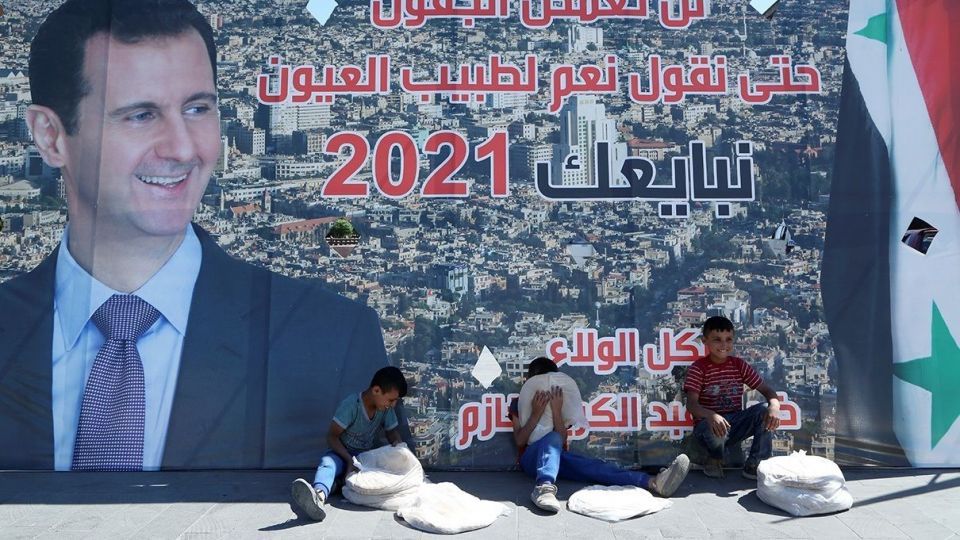 تبلیغات بشار اسد در انتخابات ریاست جمهوری سوریه