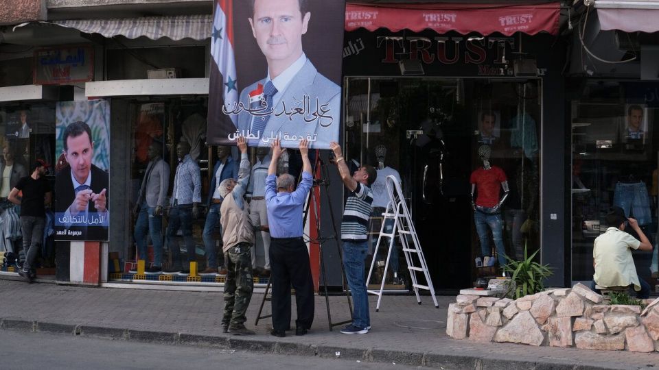 تبلیغات انتخابات ریاست جمهوری سوریه