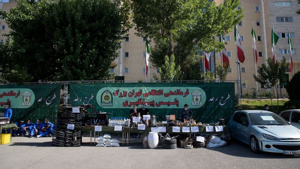 اجرای مرحله ۴۵ طرح رعد پلیس پیشگیری پایتخت