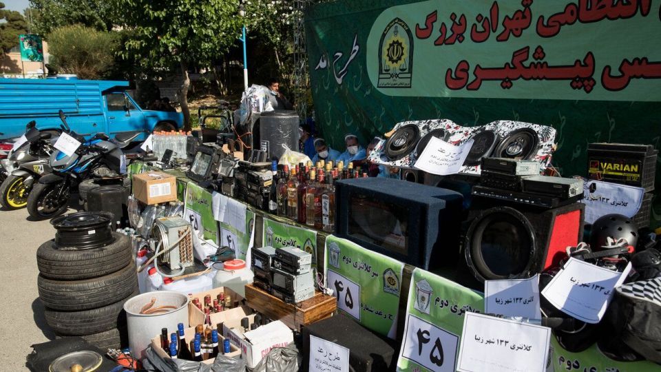 اجرای مرحله ۴۵ طرح رعد پلیس پیشگیری پایتخت