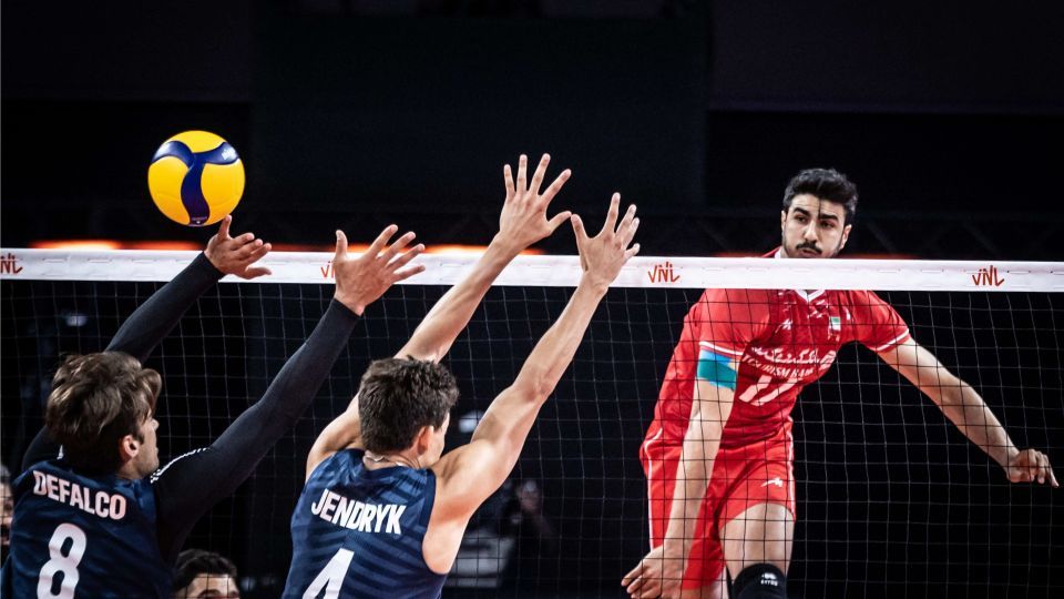 گزارش تصویری از پیروزی والیبال ایران مقابل آمریکا