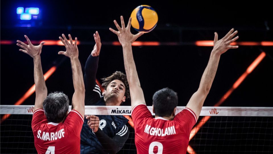 گزارش تصویری از پیروزی والیبال ایران مقابل آمریکا