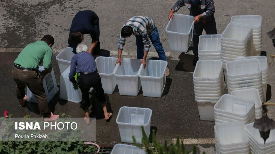 آماده سازی صندوق‌های اخذ رای - همدان