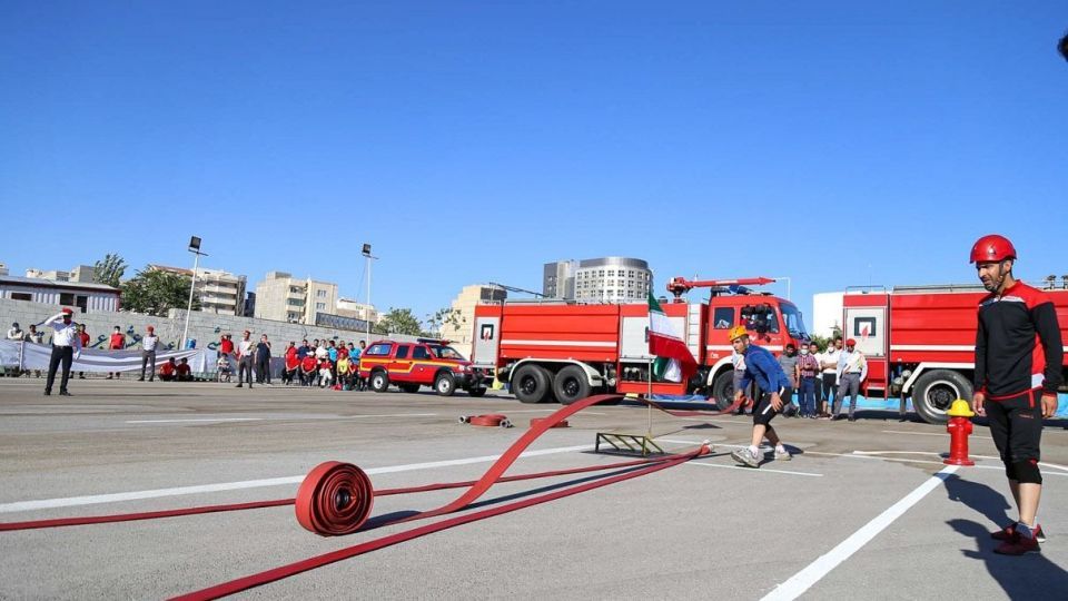 اولین المپیاد عملیاتی ورزشی آتش نشانی - تبریز