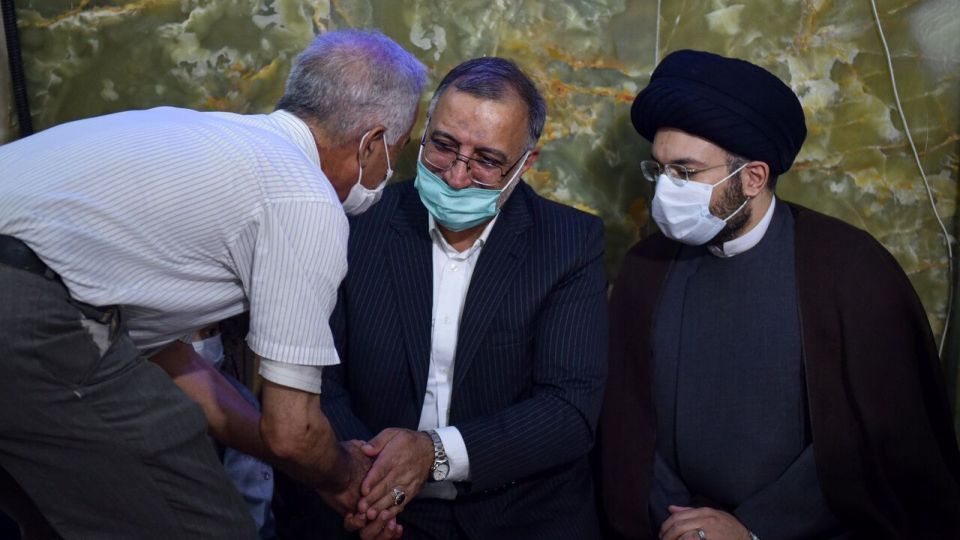 حضور علیرضا زاکانی در مسجد جامع نارمک