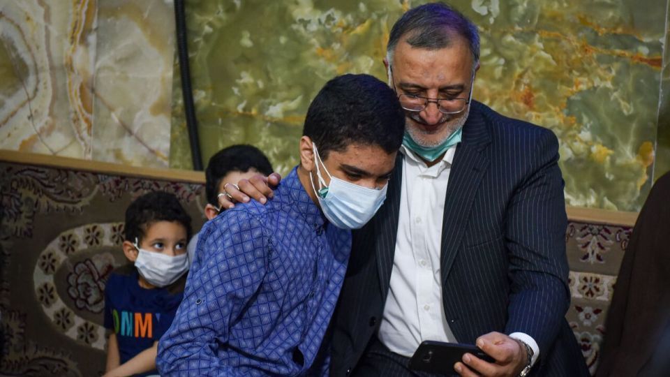 حضور علیرضا زاکانی در مسجد جامع نارمک