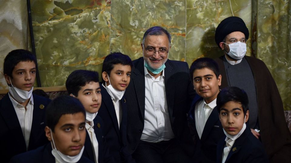 حضور علیرضا زاکانی در مسجد جامع نارمک