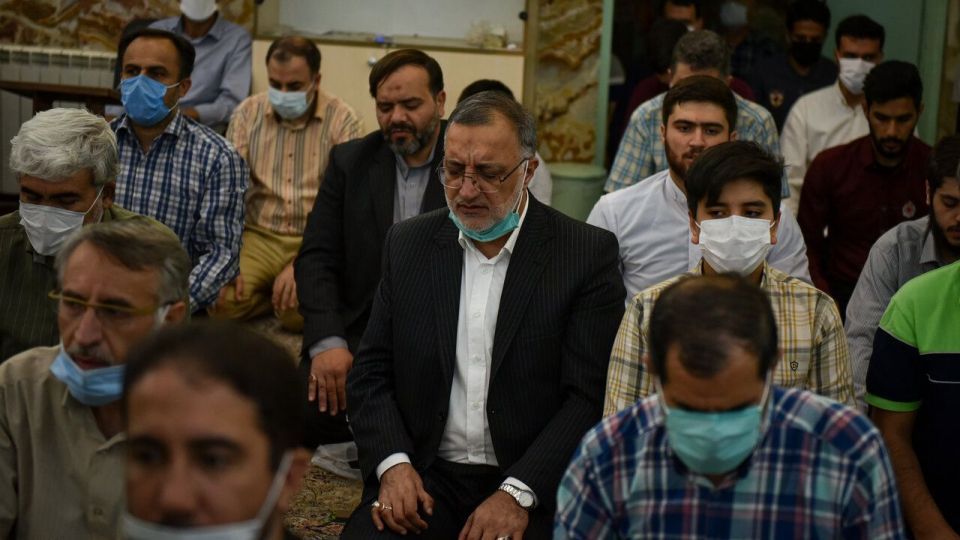 حضور علیرضا زاکانی در مسجد جامع نارمک