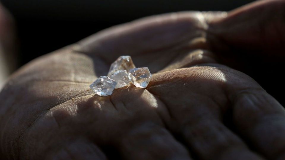 استخراج الماس در آفریقایی جنوبی