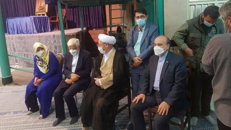 حضور وزیر ورزش در اولین ساعات رای گیری