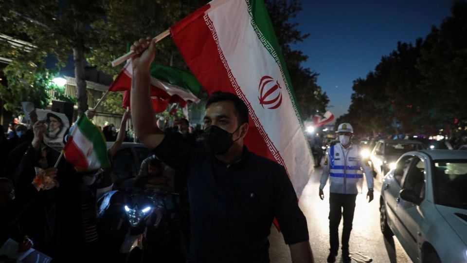 جشن پیروزی حامیان سید ابراهیم رئیسی - مشهد