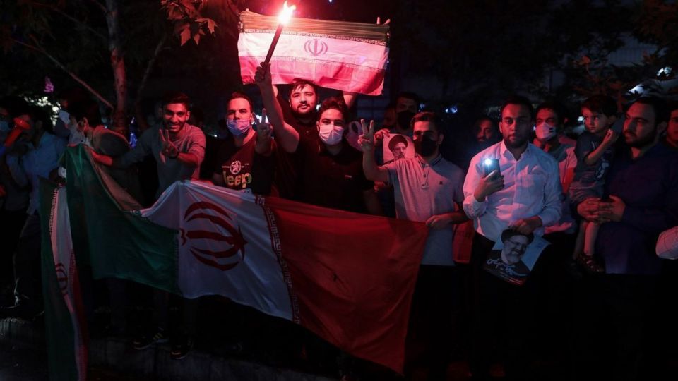 جشن پیروزی حامیان سید ابراهیم رئیسی - مشهد