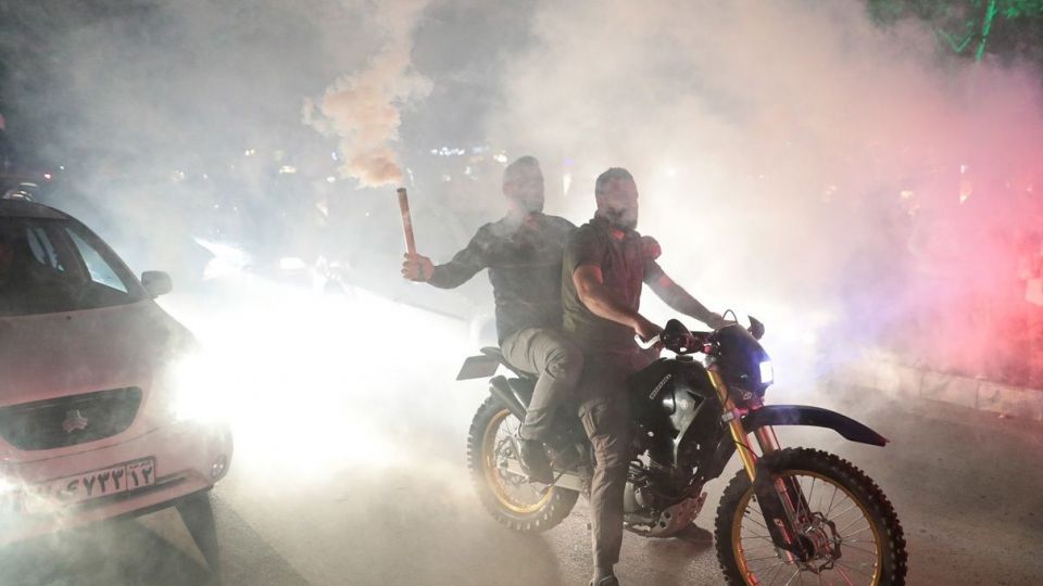 جشن پیروزی حامیان سید ابراهیم رئیسی - مشهد