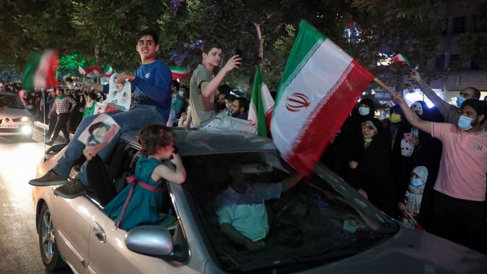 جشن پیروزی حامیان سید ابراهیم رئیسی - مشهد