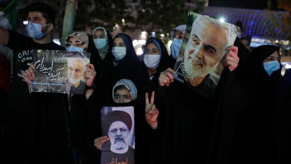 جشن پیروزی حامیان سید ابراهیم رئیسی - مشهد