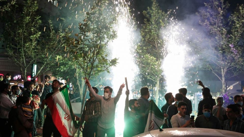 جشن پیروزی حامیان سید ابراهیم رئیسی - مشهد