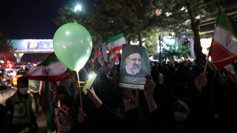 جشن پیروزی حامیان سید ابراهیم رئیسی - مشهد