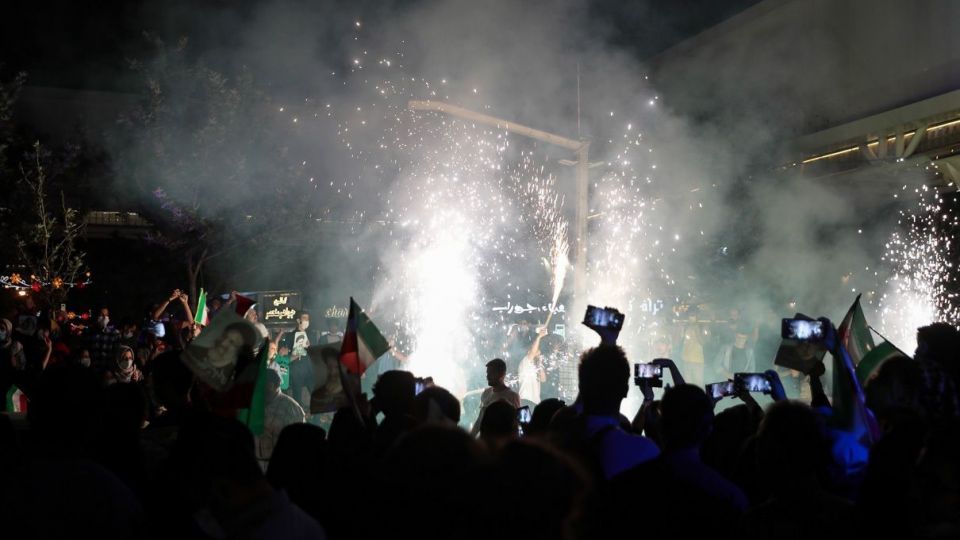 جشن پیروزی حامیان سید ابراهیم رئیسی - مشهد