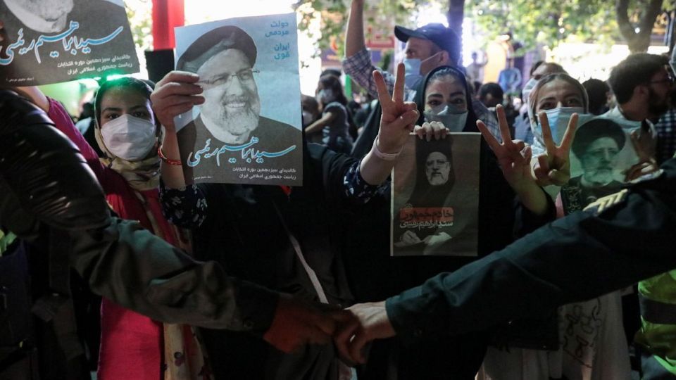 جشن پیروزی حامیان سید ابراهیم رئیسی - مشهد