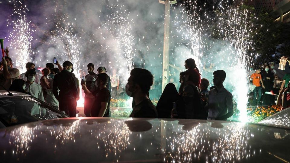 جشن پیروزی حامیان سید ابراهیم رئیسی - مشهد