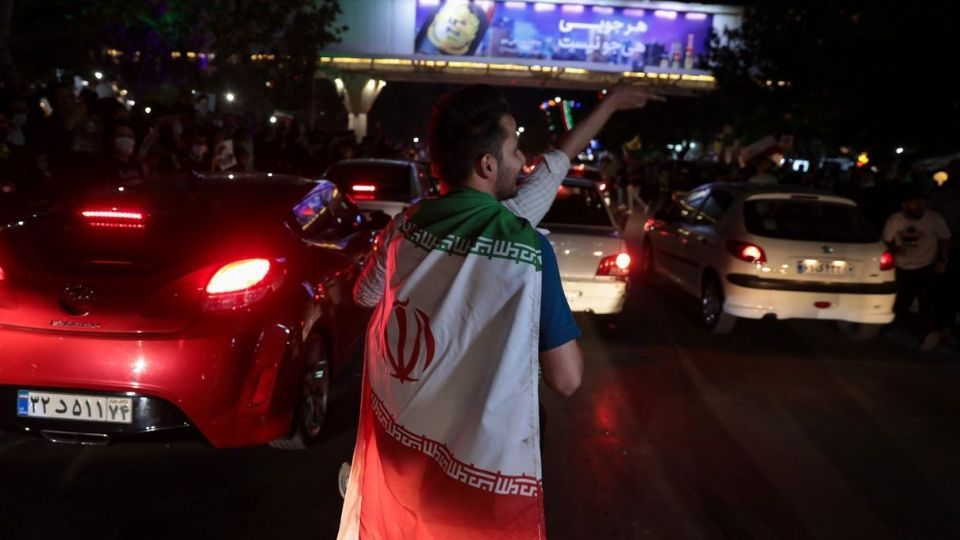 جشن پیروزی حامیان سید ابراهیم رئیسی - مشهد