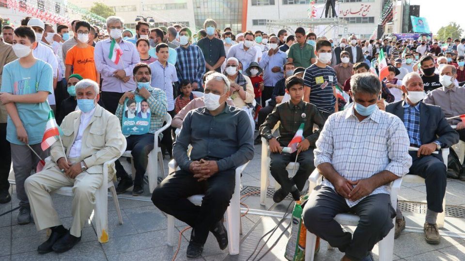 جشن پیروزی حامیان سید ابراهیم رئیسی در مشهد