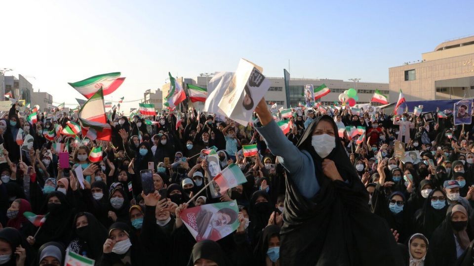 جشن پیروزی حامیان سید ابراهیم رئیسی در مشهد