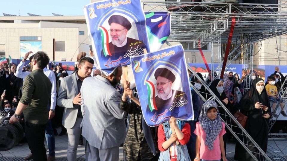 جشن پیروزی حامیان سید ابراهیم رئیسی در مشهد